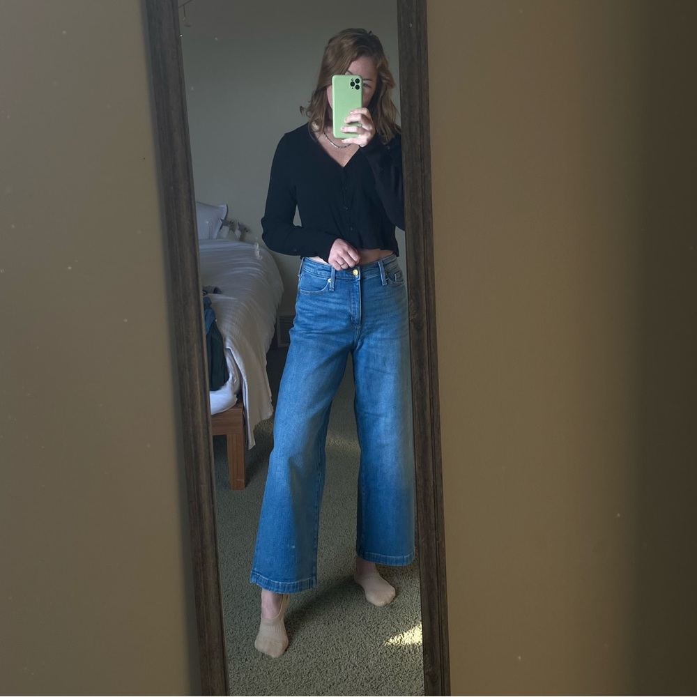Universal Thread wide leg crop jeans